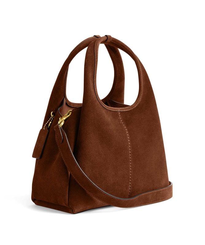 Coach Tan Suede Lana Shoulder Bag 23