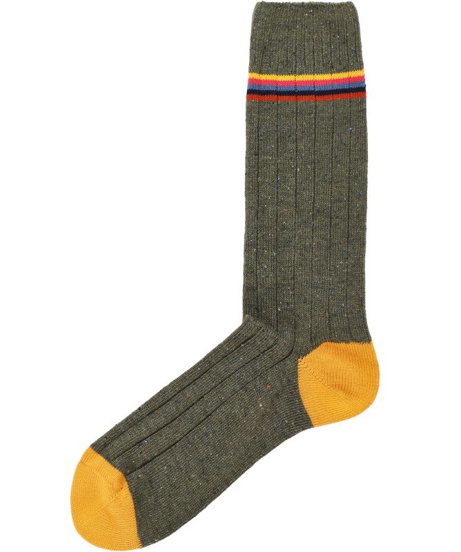 Paul Smith Silk Mix Nep Rib Socks