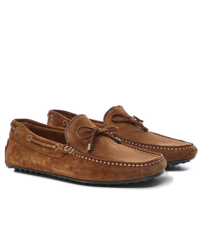 Hackett Suede Driver Loafers