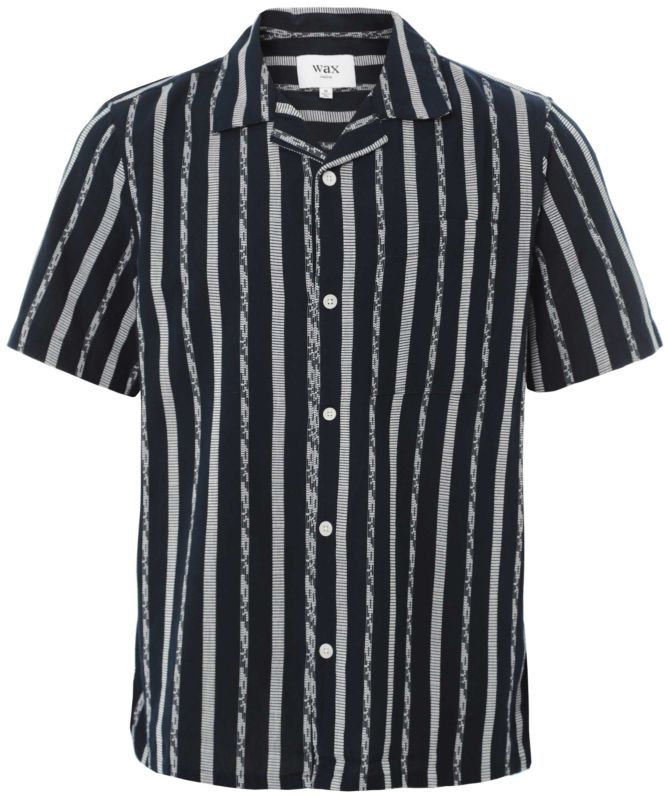 Wax London Fleck Stripe Didcot Shirt