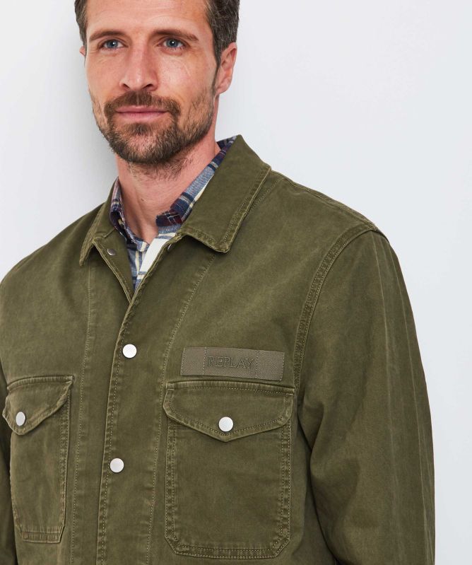 Replay Twill Pocket Overshirt