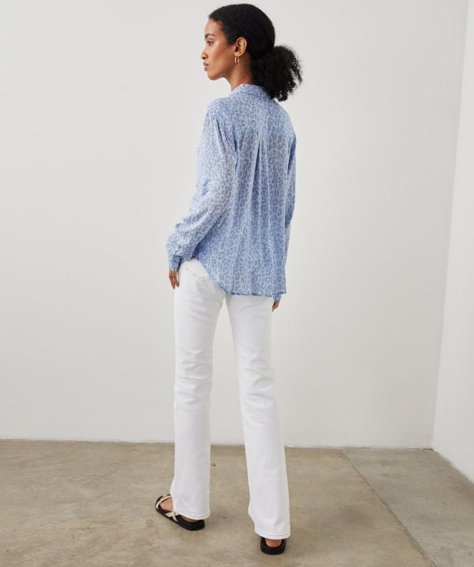 Rails Josephine Batik Cheetah Print Shirt