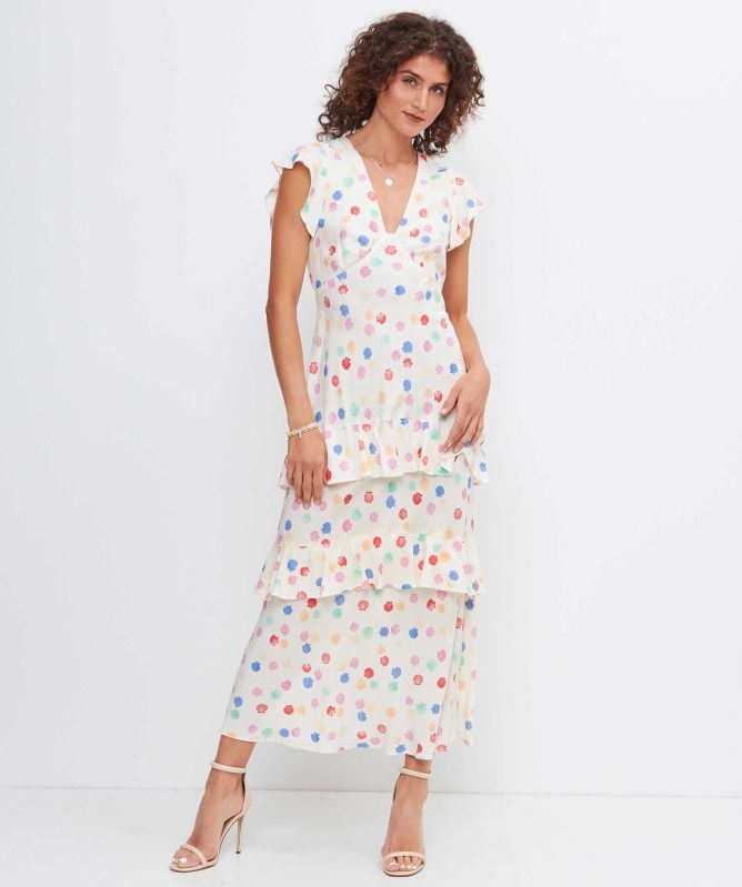 RIXO Meena Midi Dress