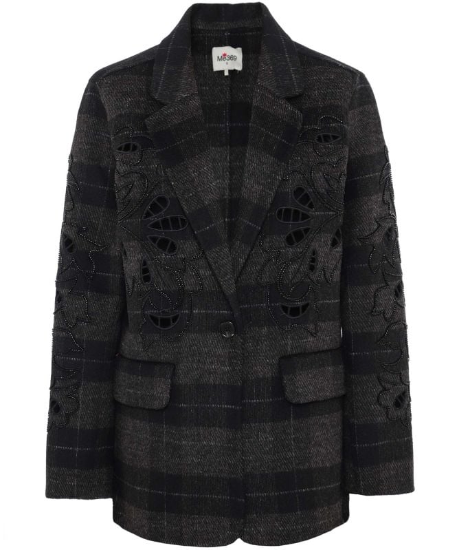 Me369 Kinsley Embroidered Wool Jacket