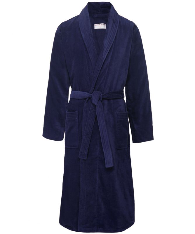 Derek Rose Velour Towelling Triton 10 Robe | Jules B