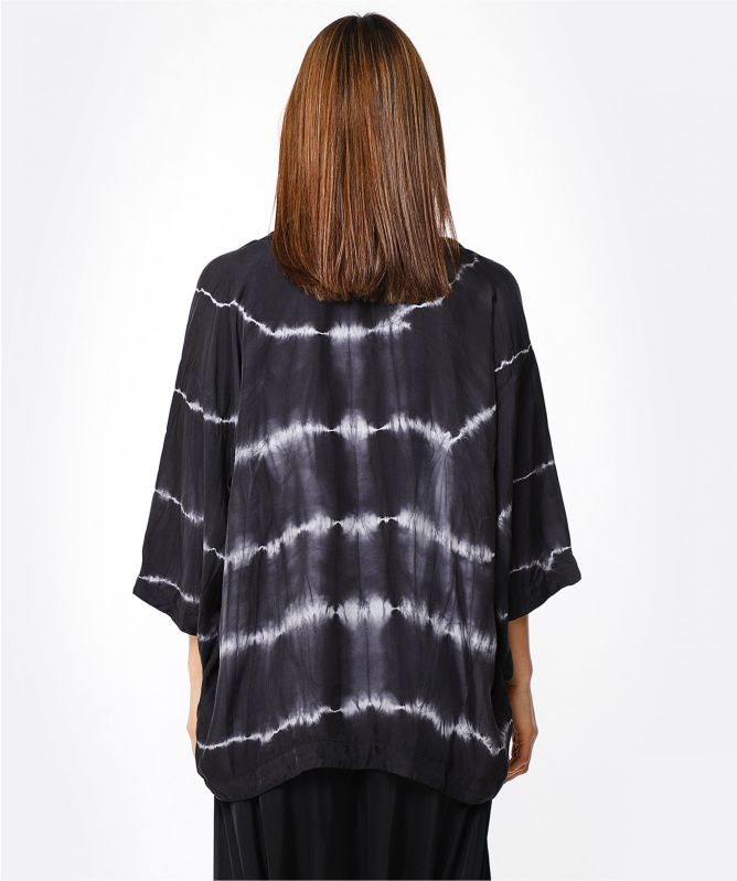 NU London Silk Tie Dye Jacket
