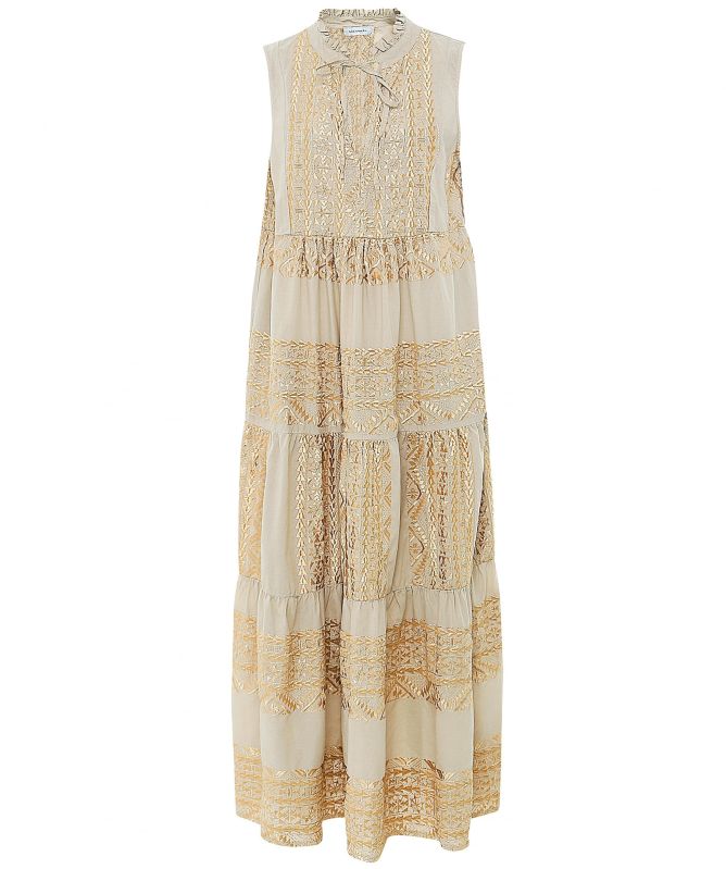 chinese dress ladies Leset Margo Sleeveless Maxi Dress | White | Size M main image 1