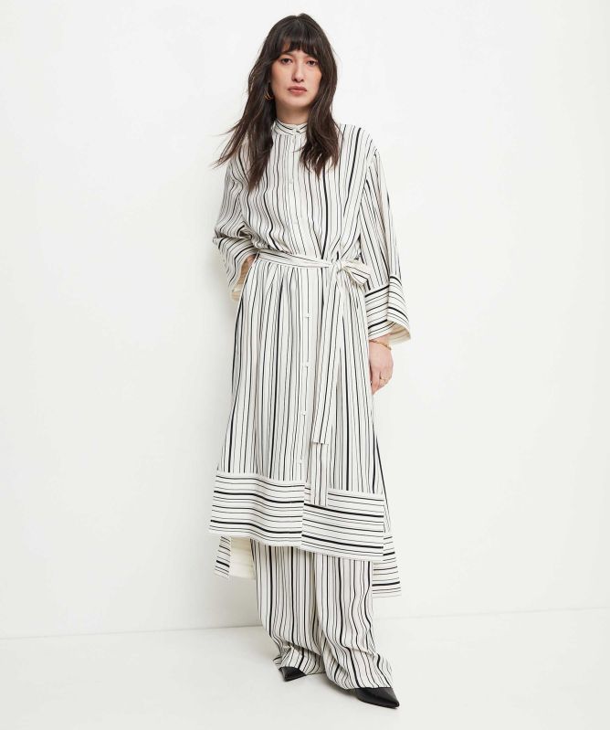 JOSEPH Darius Silk Shirt Dress