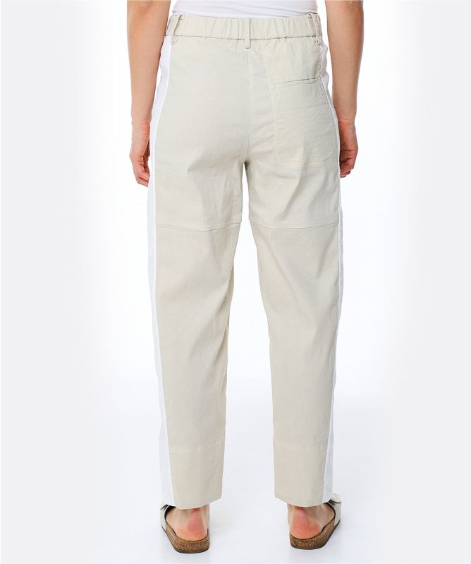 Annette Gortz Cora Contrast Stripe Linen Blend Pants