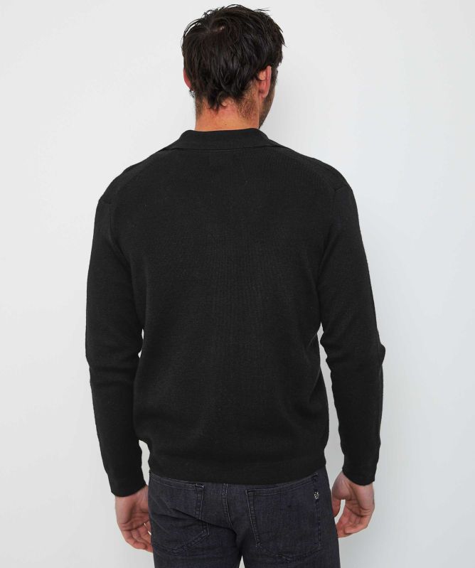 Seinse Wool Blend Pocket Cardigan