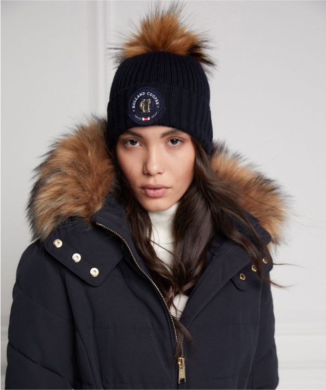 Holland Cooper Equi Wool Bobble Hat