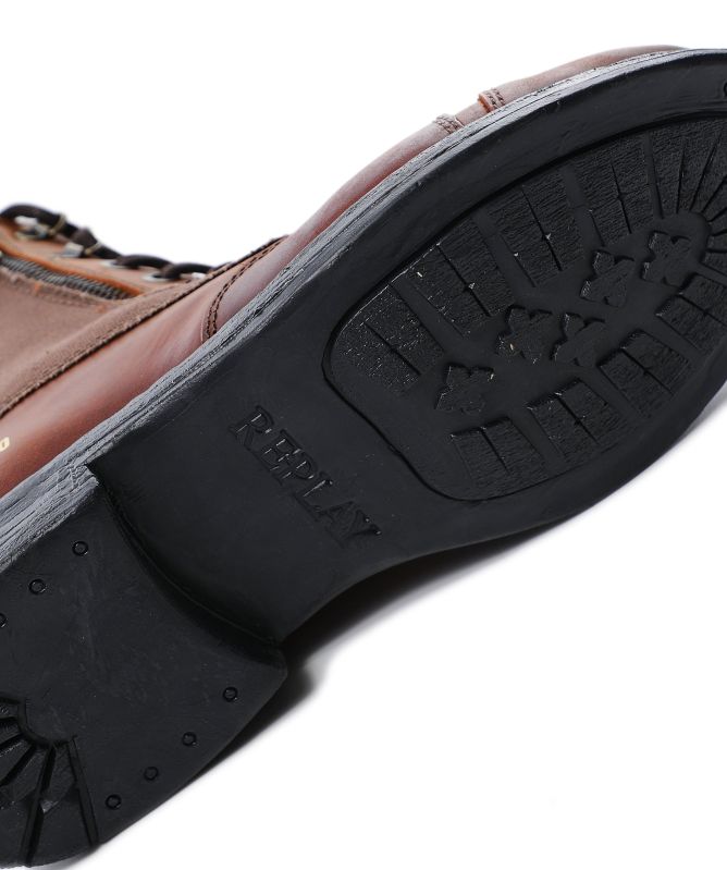 Replay Leather Pack Biker Boots