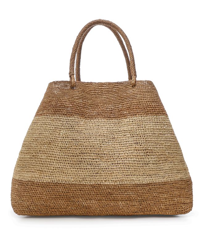 Rabarany Raffia Tassel Tote Bag