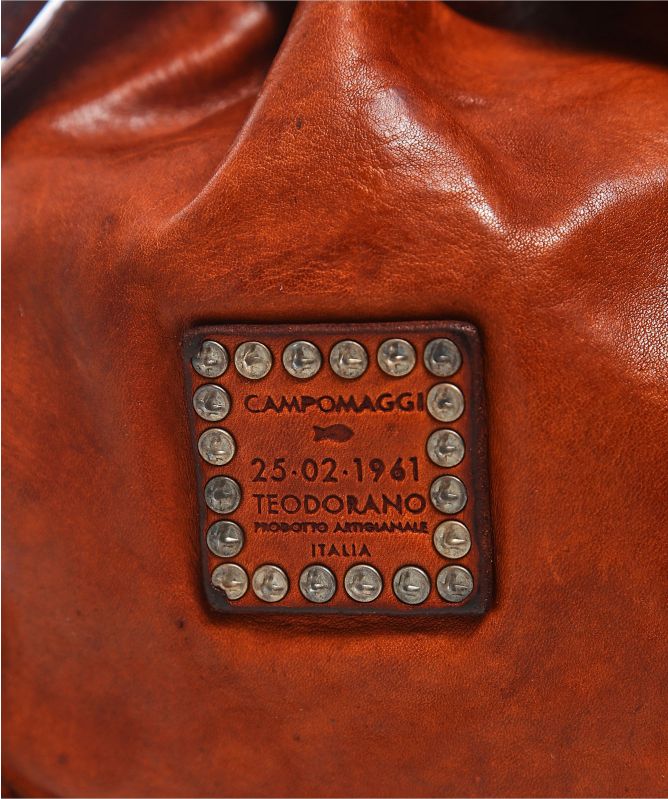 Campomaggi Embellished Leather Bucket Bag