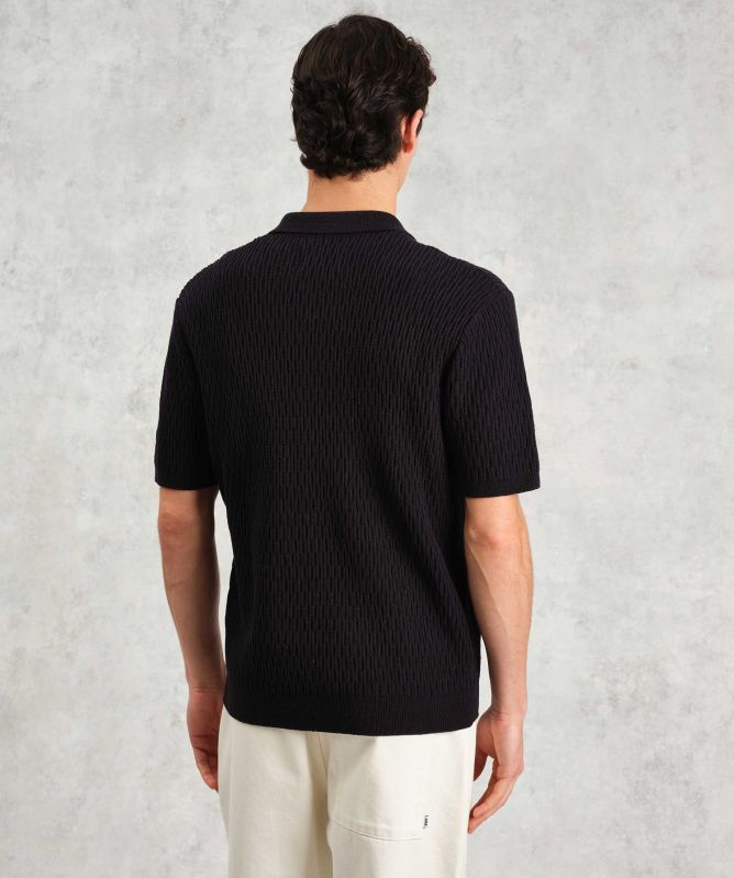 Wax London Honeycomb Knit Tellaro Shirt
