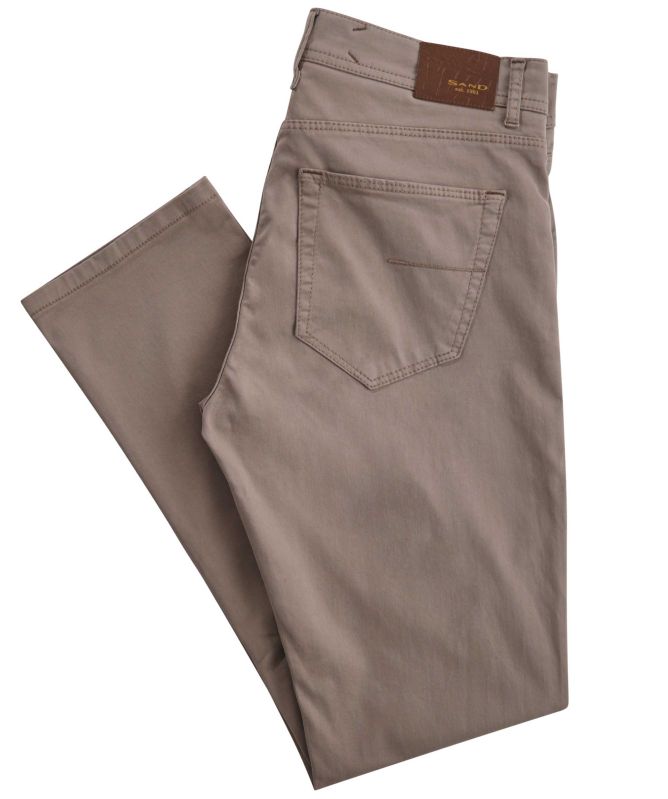 Sand Suede Touch Burton N Trousers