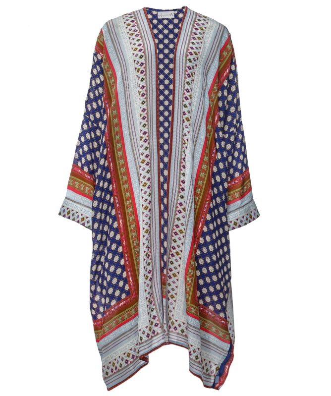 One Hundred Stars Moorish Indigo Grande Kimono
