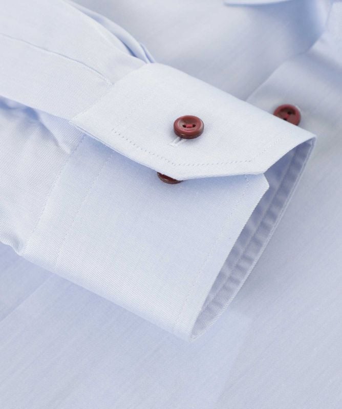 Eton Slim Fit Contrast Trim Shirt