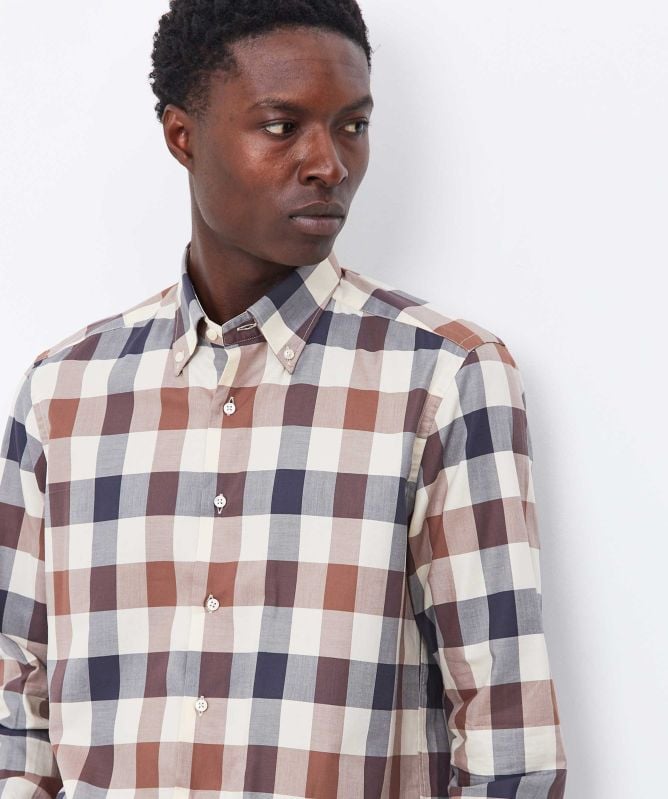 Aquascutum Macro Check Shirt