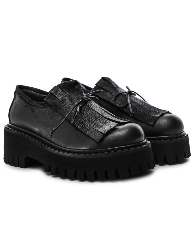 Lofina Fringed Brogue Loafers