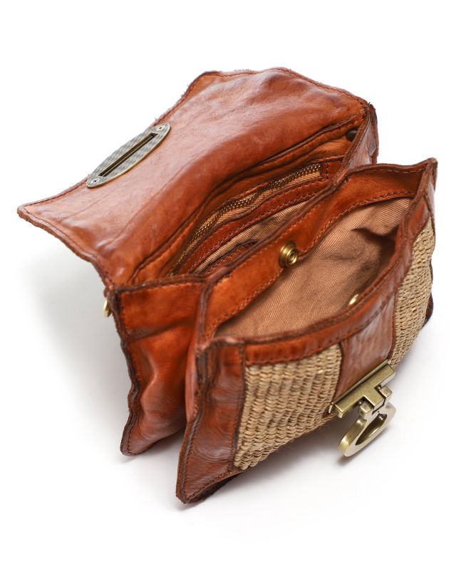 Campomaggi Straw Veracruz Crossbody Bag