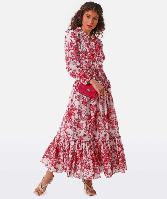 Lavi Era Tiered Floral Maxi Dress