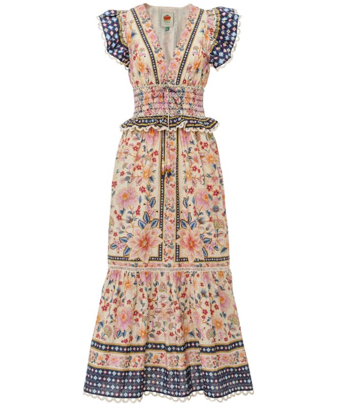 FARM Rio Superbloom Tapestry Maxi Dress