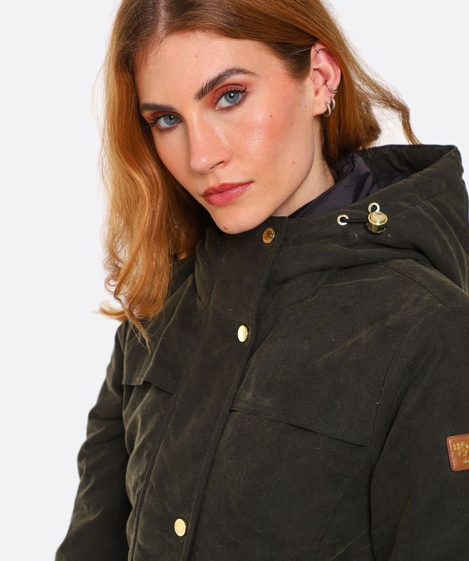 Holland Cooper Wax Longline Field Coat