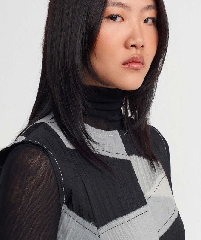 NU London Print Wide-Leg Jumpsuit