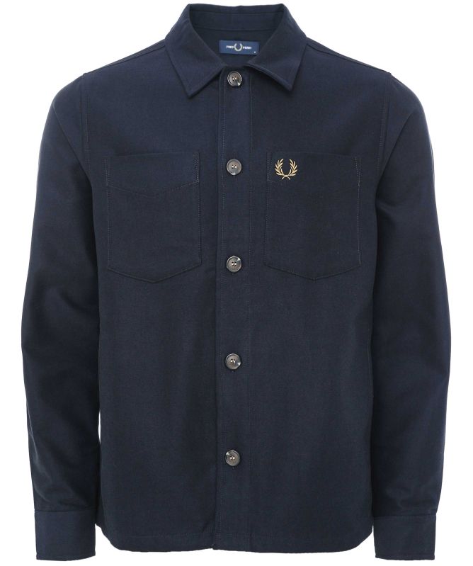 Fred Perry Brushed Twill Overshirt