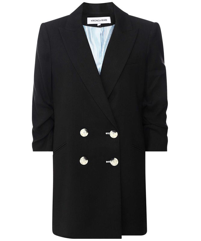 Veronica Beard Kiernan Linen Dickey Jacket