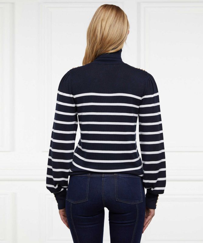 Holland Cooper Kelsie Roll Neck Knit Sweater