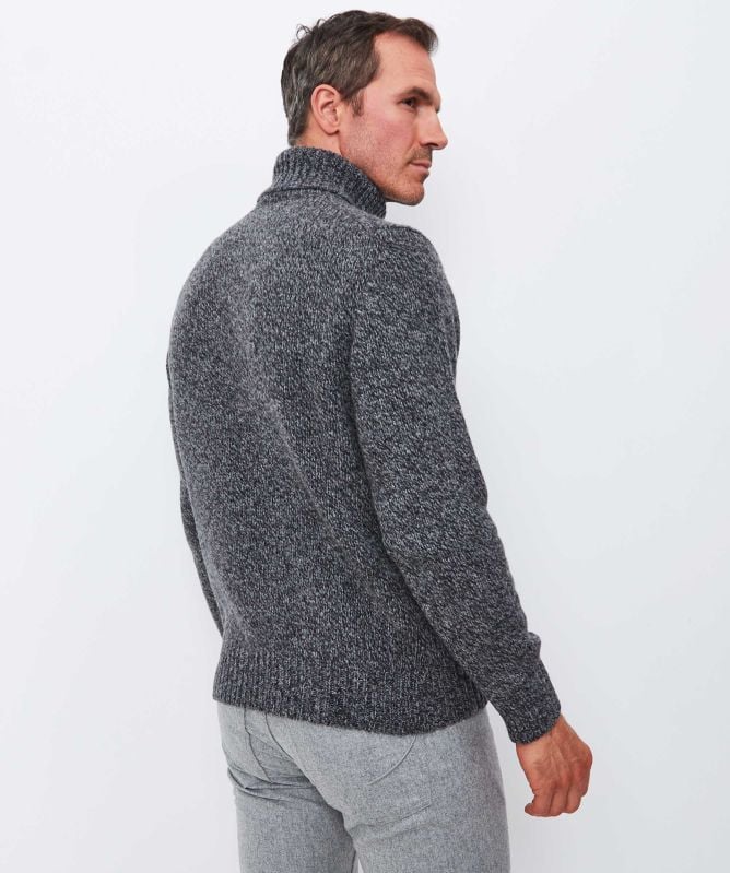 Sand Wool ID Turtleneck Jumper