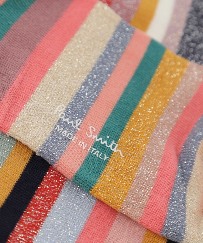 Paul Smith Glitter Stripe Socks Three Pack