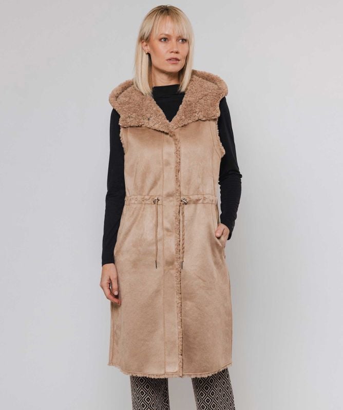 Rino and Pelle Ginny Long Reversible Waistcoat