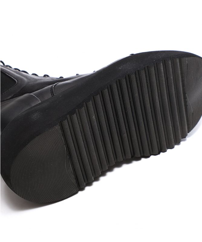 Lofina Gasoline Long Lace Up Boots