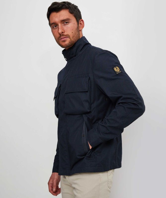Belstaff Navy Gabardine Rangeway Jacket