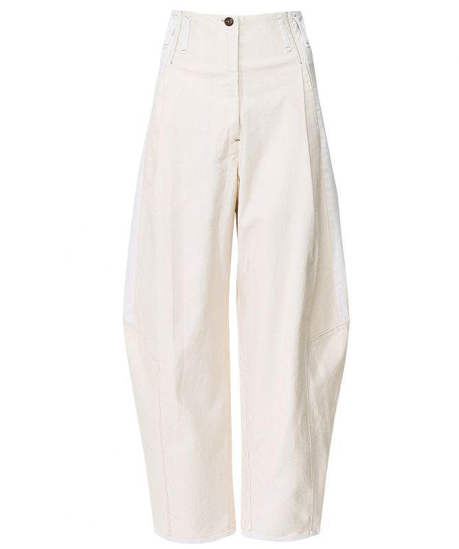 Lurdes Bergada Cropped Denim Pants