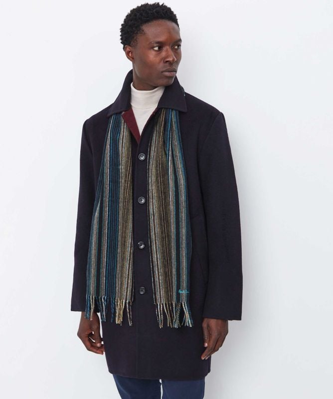 Paul Smith Lambswool Trent Stripe Scarf