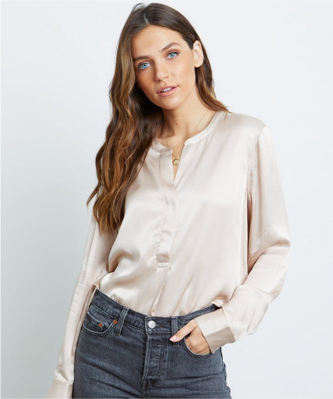 Rails Pearl Satin Shirt
