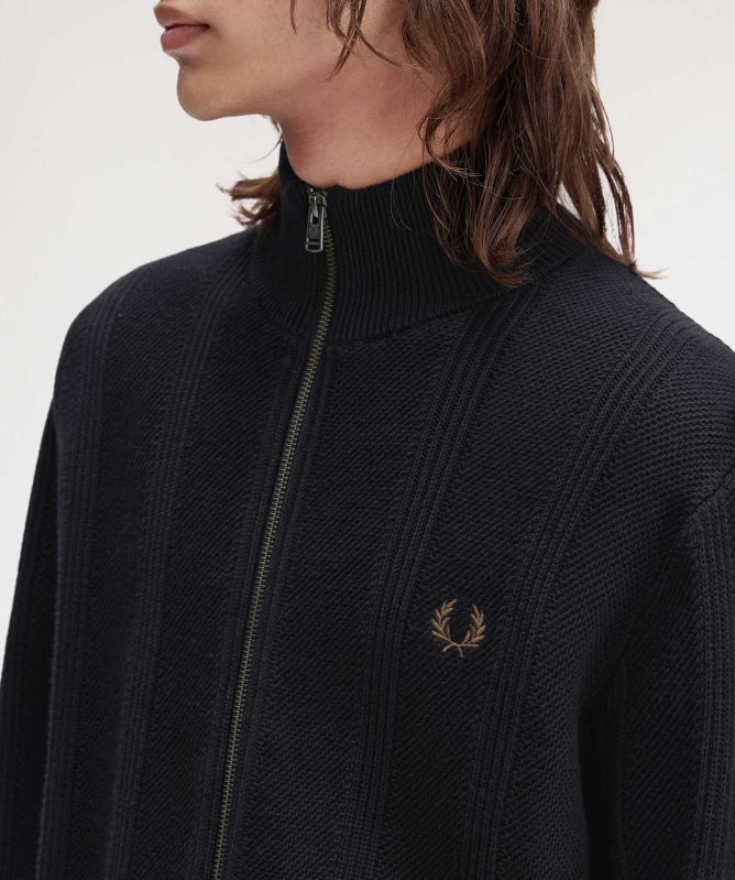 Fred Perry Textured Zip Cardigan
