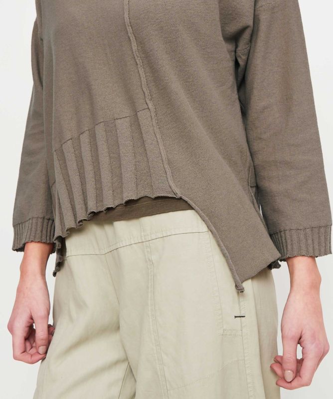 Lurdes Bergada Asymmetric Jersey Knit Jumper