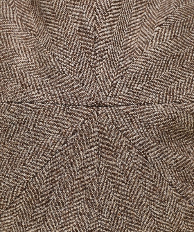 Stetson Virgin Wool Herringbone Hatteras Cap