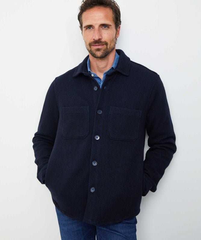 Thomas Maine Wool Blend Siena Overshirt