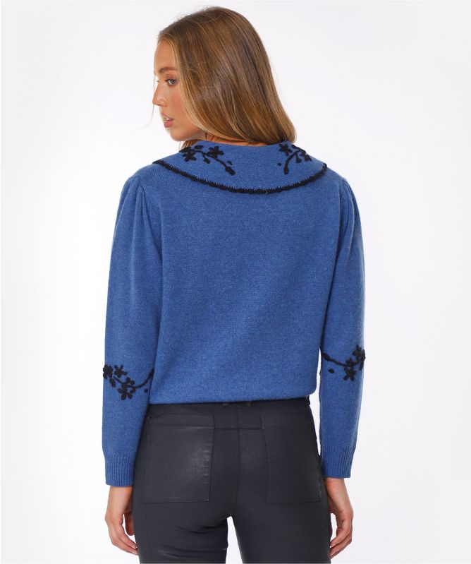 RIXO Lula Wool Sweater