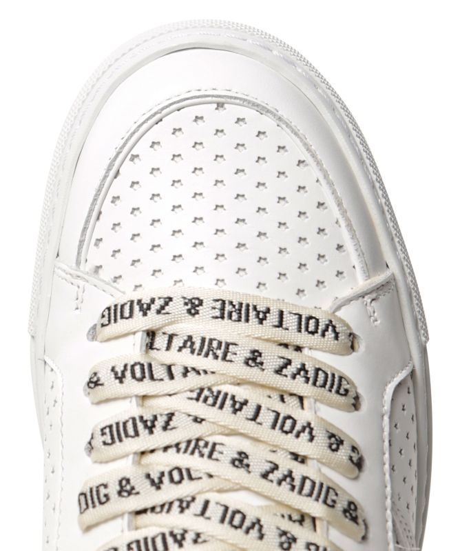 Zadig and Voltaire Leather LA Flash Sneakers