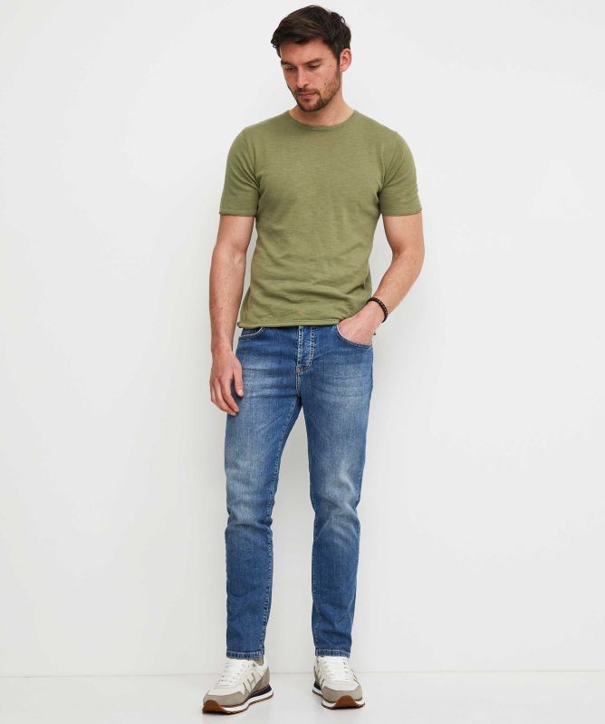 Seinse Slim Fit Mid Wash Jeans