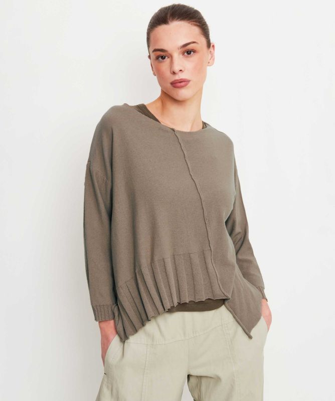 Lurdes Bergada Asymmetric Jersey Knit Jumper