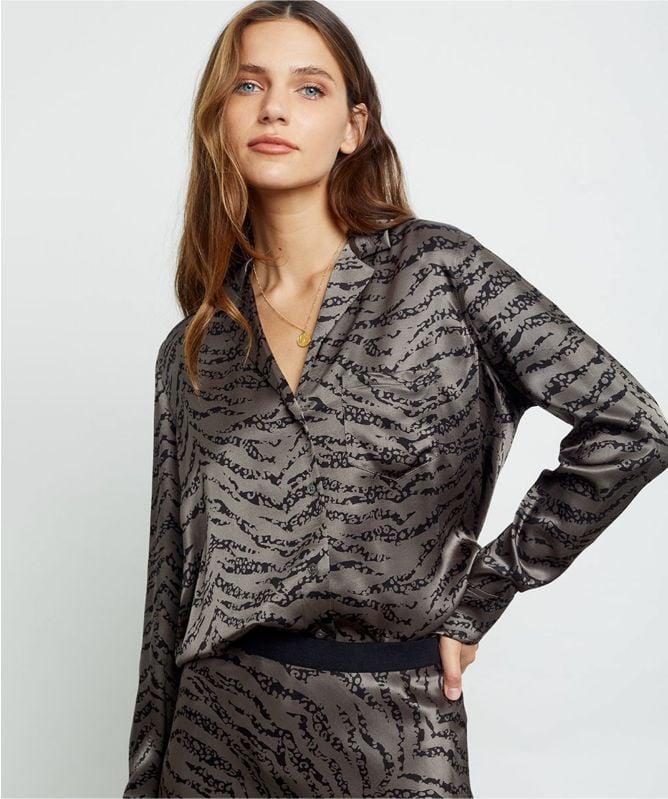 Rails Rebel Tiger Print Shirt