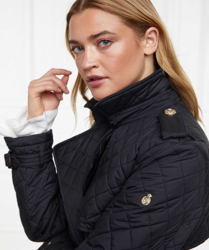 Holland Cooper Enstone Quilted Trench Coat